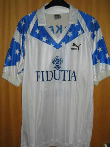 maillots sv stuttgarter kickers domicile 1989-1990 pas cher