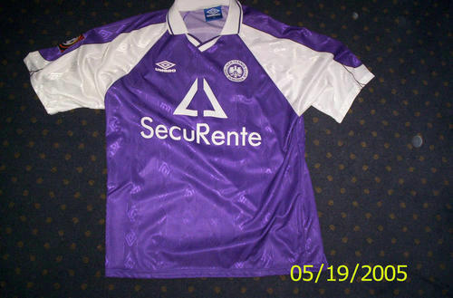 maillots tennis borussia berlin domicile 1998-1999 rétro