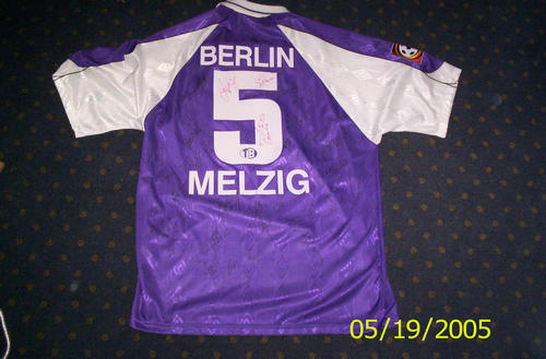 maillots tennis borussia berlin domicile 1998-1999 rétro