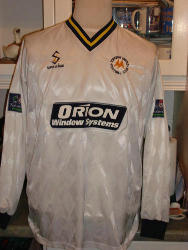 maillots torquay united exterieur 2000-2001 rétro