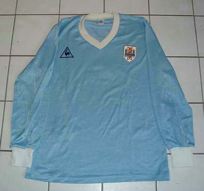 maillots uruguay domicile 1986-1987 rétro