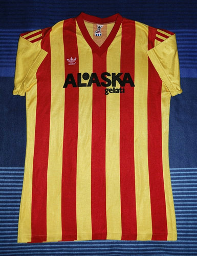 maillots us lecce domicile 1985-1986 rétro