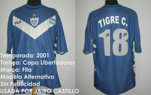 maillots vélez sarsfield exterieur 2001 pas cher