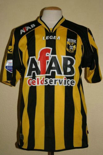 maillots vitesse arnhem domicile 2007-2008 rétro