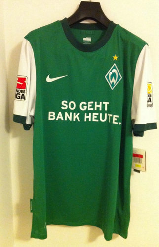 maillots werder brême domicile 2009-2010 rétro