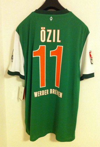 maillots werder brême domicile 2009-2010 rétro