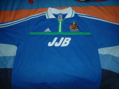 maillots wigan athletic domicile 2000-2002 rétro