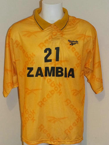 maillots zambie domicile 2001 rétro